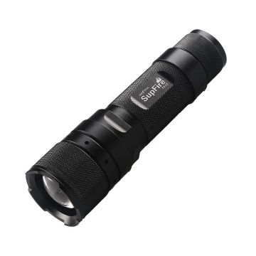 SupFire zoom focus torch 10W 1000 lumen led Camping Torch Light Long Distance aluminum led flashlight zoomable torch